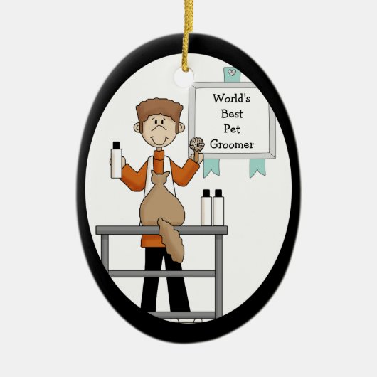 ペッ最高のトトリマーオーナメント セラミックオーナメント (正面)