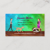 ペッ気にト·アンド·ドッグ·歩くの名刺 名刺 (裏面)