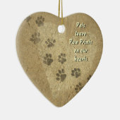 ペッ離れトのポープが私たちのハートに セラミックオーナメント (右)