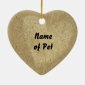 ペッ離れトのポープが私たちのハートに セラミックオーナメント (裏面)