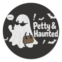 ペティで幽霊に取り憑かれたTシャツ | ゴージャスハロウィンデザイン