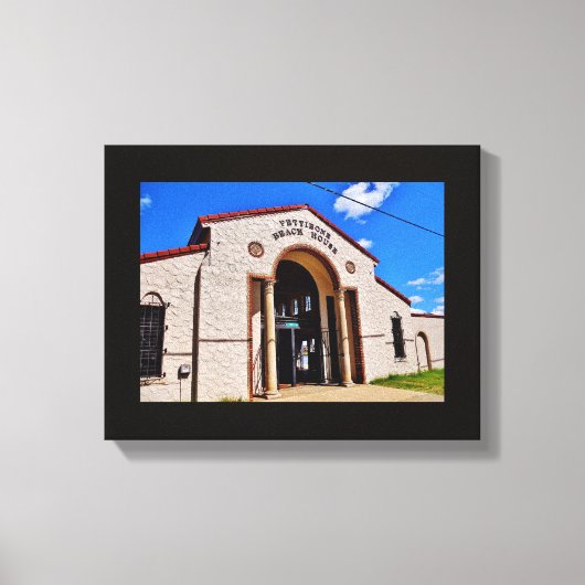 ペティボーンビーチハウス キャンバスプリント (正面)