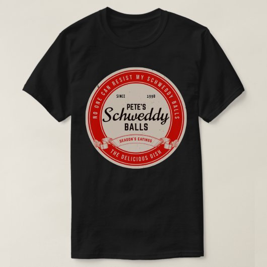 ペテスシュウェディボールズヴィンテージ Tシャツ (デザイン正面)