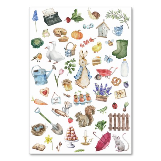 ペテパーソナライズされたーター テーブルナンバー (正面)