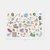 ペテパーソナライズされたーター フリースブランケット (正面(横))