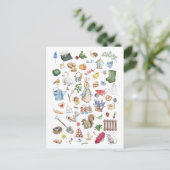 ペテパーソナライズされたーター ポストカード (スタンド正面)