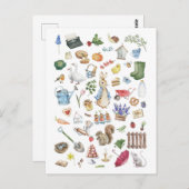 ペテパーソナライズされたーター ポストカード (正面/裏面)