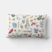 ペテパーソナライズされたーター ランバークッション (裏面)