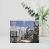 ペテルゴフ，サンクトペテルブルク，ロシア ポストカード (スタンド正面)