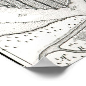 ペテルブルクの地図 ポスター (角)