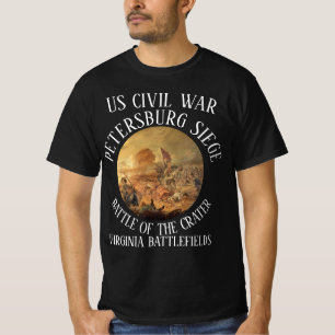 ペテルブルクの正義クレーターの南北戦争戦 Tシャツ