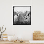 ペテルブルクの連邦銃を積み上げ， VA 1865 ポスター (キッチン)