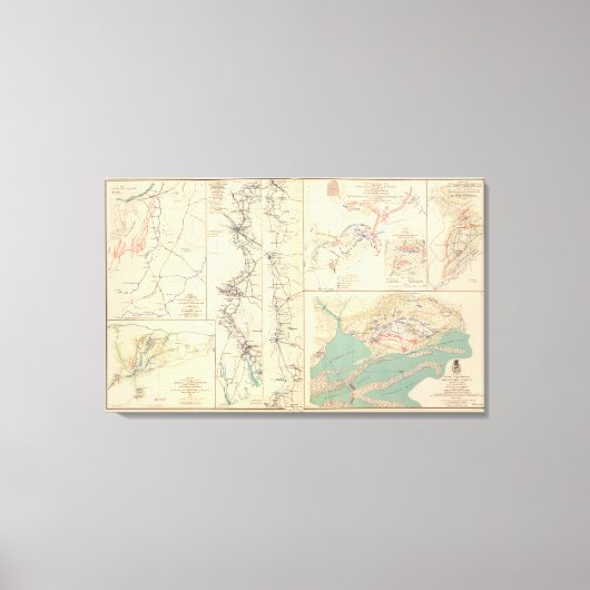 ペテルブルク周辺Bentonville Carolinas キャンバスプリント (正面)