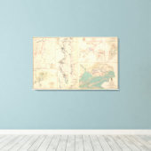 ペテルブルク周辺Bentonville Carolinas キャンバスプリント (インサイチュ (ウッドフロア))