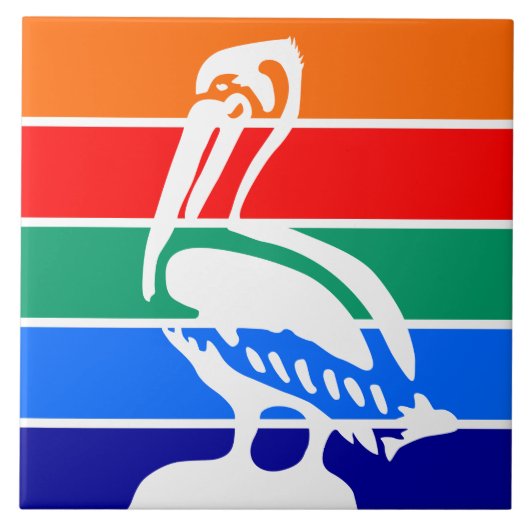 ペテルブルク国旗のタイル タイル (正面)