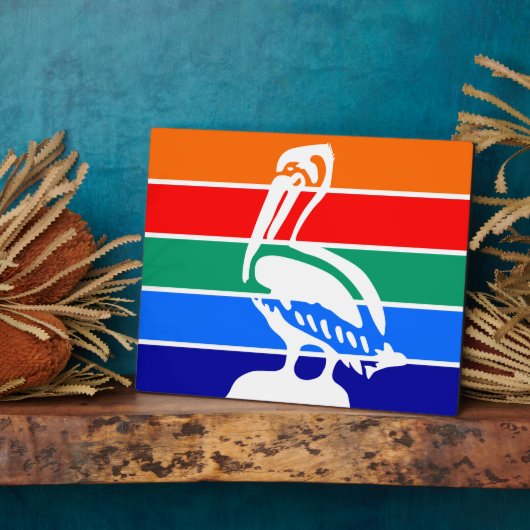 ペテルブルク国旗のプラーク フォトプラーク (側面)