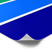 ペテルブルク国旗を掲げたポスター ポスター (角)