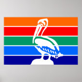 ペテルブルク国旗を掲げたポスター ポスター (正面)