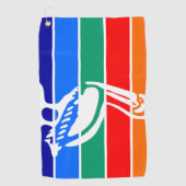 ペテルブルク州旗（フロリダ州） ゴルフタオル (正面)