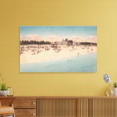 ペテルブルク州(フロリダ州) – ウォーターフロントビュー キャンバスプリント (インサイチュ (リビング))