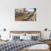 ペテルブルク州（フロリダ州） – 中央アベニューの表示 キャンバスプリント (インサイチュ (寝室))