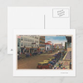 ペテルブルク州（フロリダ州） – 中央アベニューの表示 ポストカード (正面/裏面)