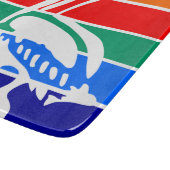 ペテルブルク市国旗（フロリダ） カッティングボード (角)