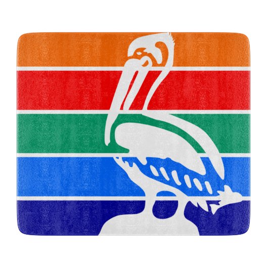 ペテルブルク市国旗（フロリダ） カッティングボード (正面)