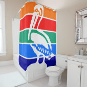 ペテルブルク市国旗(フロリダ) シャワーカーテン (インサイチュ)