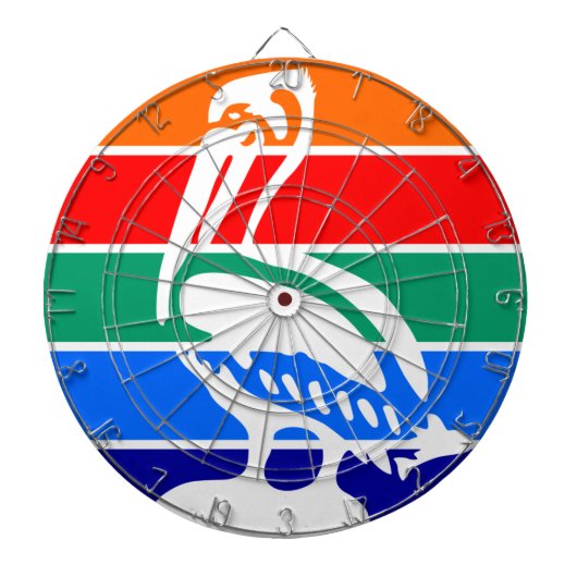 ペテルブルク市国旗(フロリダ) ダーツボード (正面)