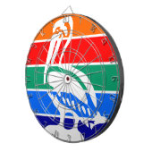 ペテルブルク市国旗(フロリダ) ダーツボード (正面右)