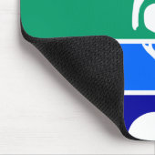 ペテルブルク市国旗(フロリダ) マウスパッド (コーナー)