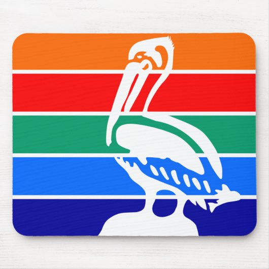 ペテルブルク市国旗(フロリダ) マウスパッド (正面)