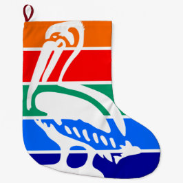 ペテルブルク市国旗（フロリダ） ラージクリスマスストッキング