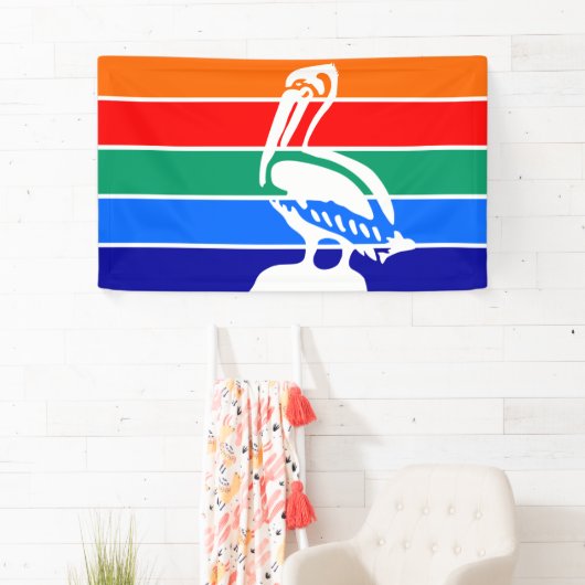 ペテルブルク市国旗(フロリダ) 横断幕 (インサイチュ)