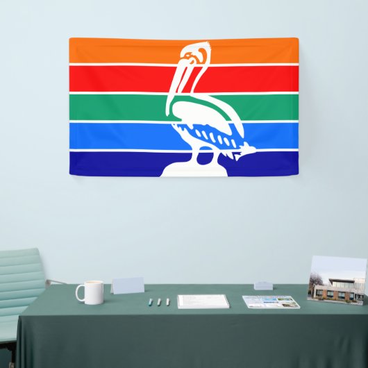 ペテルブルク市国旗（フロリダ） 横断幕 (トレードショー)