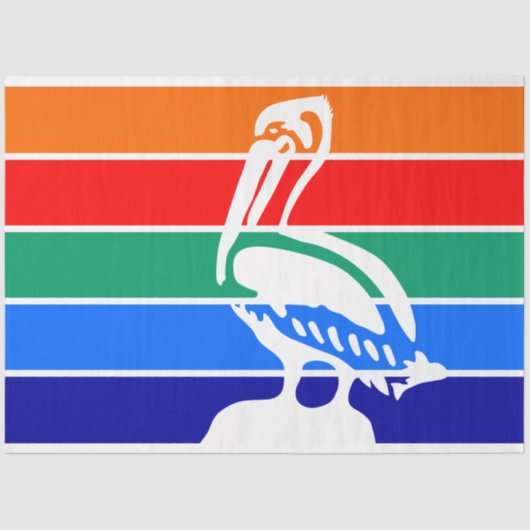 ペテルブルク市国旗（フロリダ） 薄葉紙 (正面)