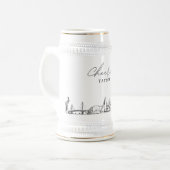 ペテルブルク・フロリダギフトパーソナライズされたプレゼント ビールジョッキ (正面左)