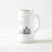 ペテルブルク・フロリダギフトパーソナライズされたプレゼント ビールジョッキ (正面右)