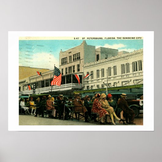 ペテルブルク,フロリダヴィンテージ ポスター (正面)