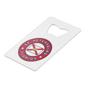 ペテルブルク・フロリダ クレジットカード栓抜き (正面アングル)