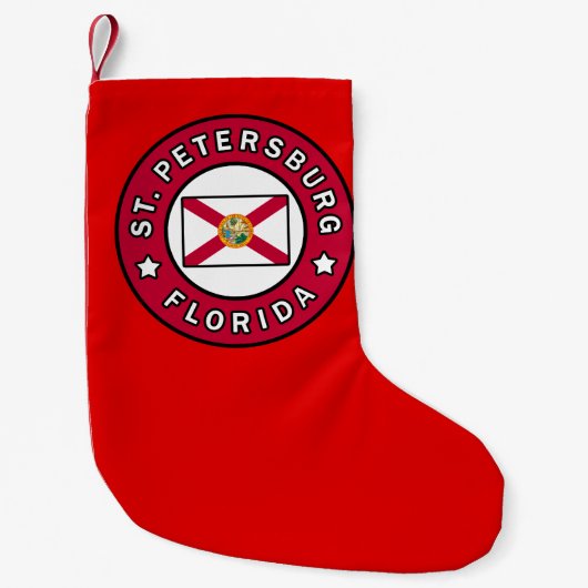 ペテルブルク・フロリダ スモールクリスマスストッキング (正面)