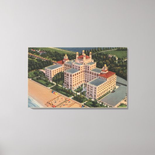 ペテルブルク，フロリダ – ドン・チェサールの空中 キャンバスプリント (正面)