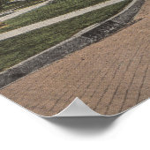 ペテルブルク，フロリダ – ビーチ博士と5th Aveの見解 ポスター (角)