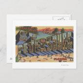 ペテルブルク，フロリダ – ラージレターシーン2 ポストカード (正面/裏面)