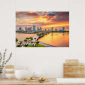 ペテルブルク，フロリダ，統一された州 ポスター (キッチン)