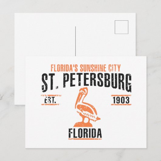 ペテルブルク ポストカード (正面/裏面)