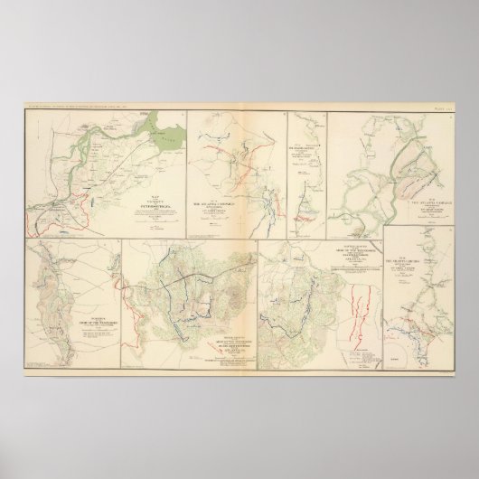 ペテルブルク、ヴァ、アトランタのキャンペーン ポスター (正面)