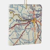 ペテルブルクVAヴィンテージの地図 セラミックオーナメント (右)