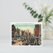 ペテルブルクVA, Sycamore St View, 1920sヴィンテージ ポストカード (スタンド正面)